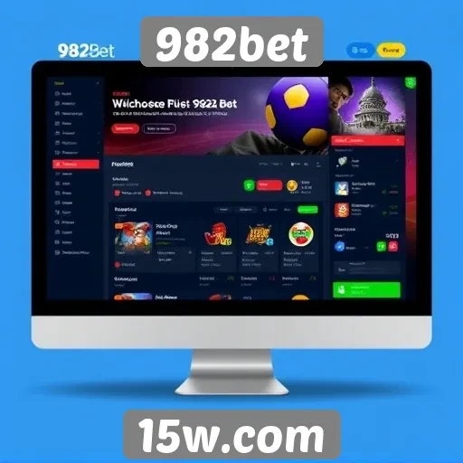 Interface e usabilidade do site 982bet