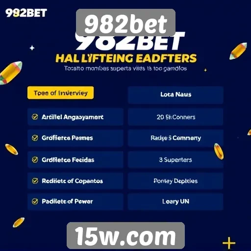 982bet oferece promoções atraentes para novos jogadores