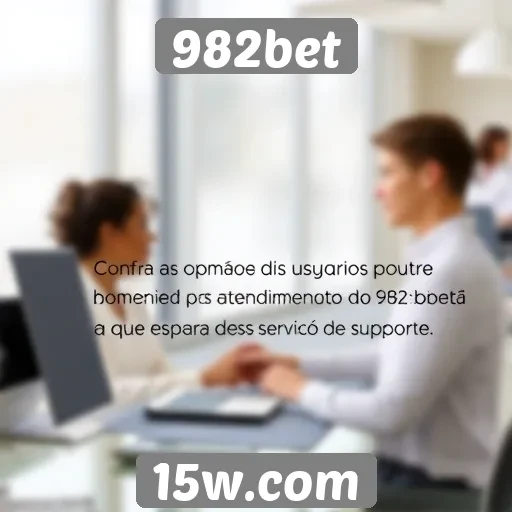 Opinião de usuários sobre o atendimento do 982bet